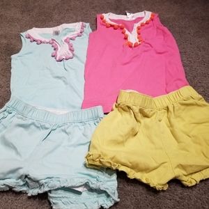 Girls Crewcuts Shirt and Short Matching Sets